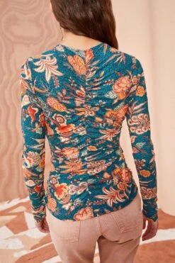 ULLA JOHNSON Wren Top - Delphinium -Chic Clothing Store ULLA JOHNSON Wren Top DELPHINIUM 04