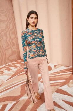 ULLA JOHNSON Wren Top - Delphinium -Chic Clothing Store ULLA JOHNSON Wren Top DELPHINIUM 05