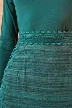 ULLA JOHNSON Yamini Skirt - Cypress -Chic Clothing Store ULLA JOHNSON Yamini Skirt CYPRESS 0083