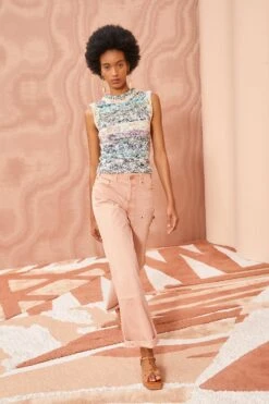 ULLA JOHNSON Zenna Top - Haze 9 ULLA JOHNSON Zenna Top - Haze -Chic Clothing Store ULLA JOHNSON Zenna Top HAZE 03