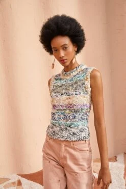 ULLA JOHNSON Zenna Top - Haze 11 ULLA JOHNSON Zenna Top - Haze -Chic Clothing Store ULLA JOHNSON Zenna Top HAZE 05