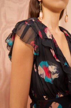 ULLA JOHNSON Zina Dress - Nocturne 11 ULLA JOHNSON Zina Dress - Nocturne -Chic Clothing Store ULLA JOHNSON Zina Dress NOCTURNE 05