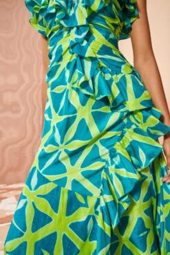 ULLA JOHNSON Zoya Dress - Citrine -Chic Clothing Store ULLA JOHNSON Zoya Dress CITRINE 02 ALT