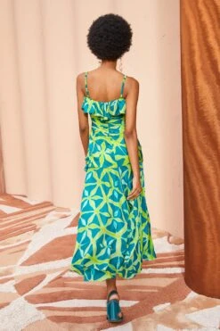 ULLA JOHNSON Zoya Dress - Citrine -Chic Clothing Store ULLA JOHNSON Zoya Dress CITRINE 04